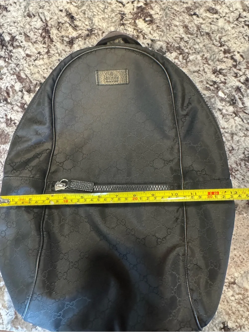 Gucci Men's Gray GG Monogram Backpack